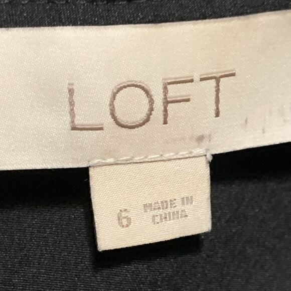 NWOT LOFT Charcoal Gray Blazer - Size 6 - Suit Jacket w/ Pockets - Picture 4 of 10